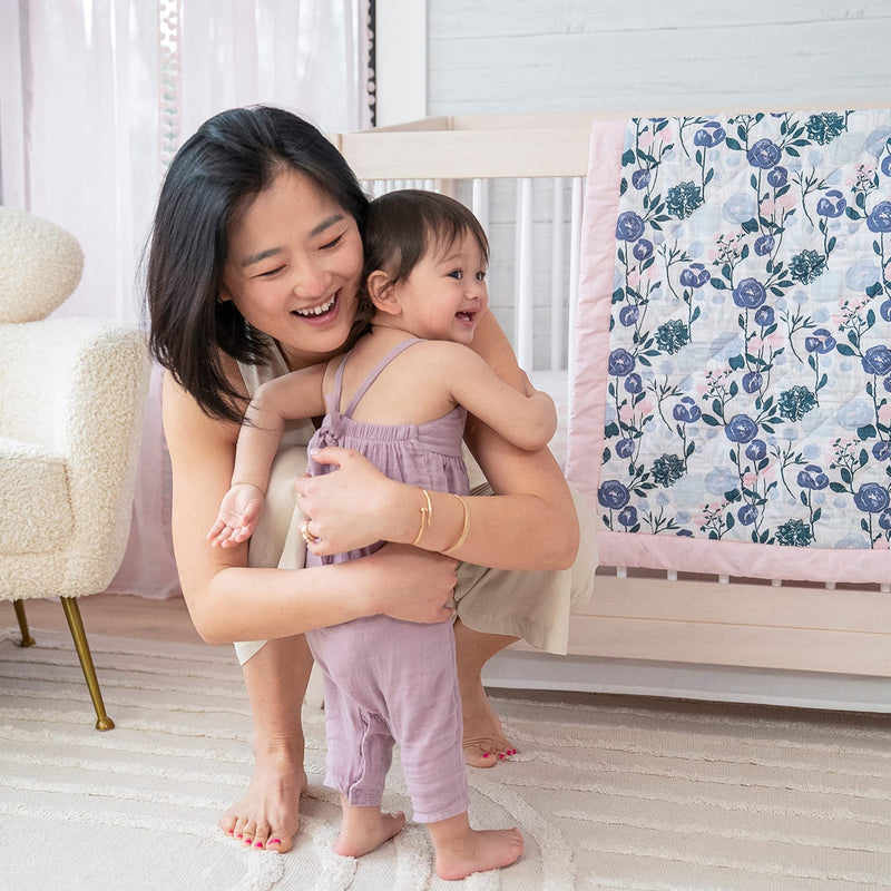 aden + anais - 3Pc Bedding Set Furniture 3pc Bedding Set | Flowers Bloom - Girl