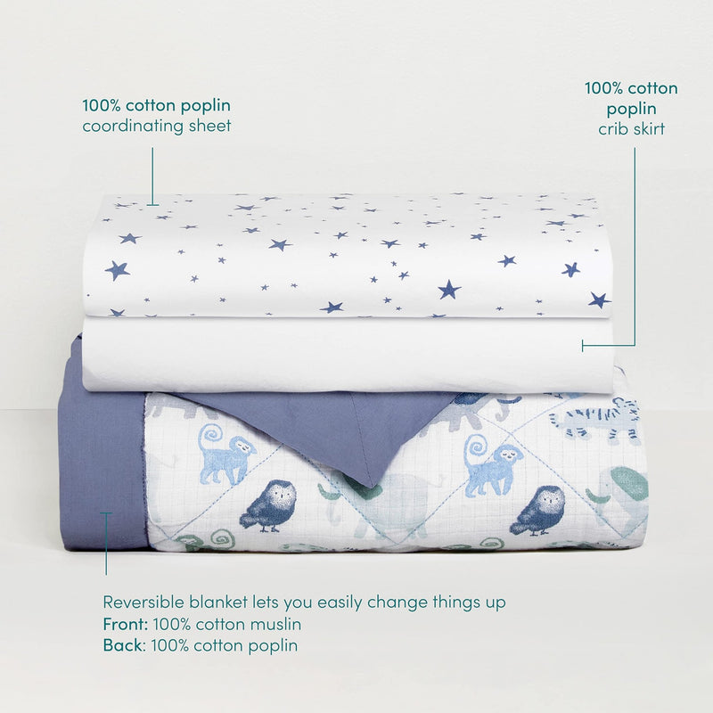 aden + anais - 3Pc Bedding Set Furniture 3pc Bedding Set | Time To Dream - Boy