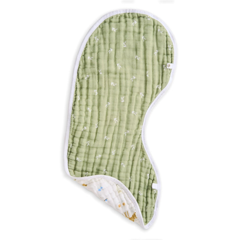 aden + anais - Burpy Bib Mother & Baby Burpy Bib |! Sage Woodland - Neutral