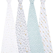 aden + anais - Classic Swaddles Mother & Baby Alphabet Animals Neutral
