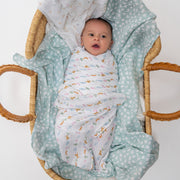 aden + anais - Classic Swaddles Mother & Baby Alphabet Animals Neutral