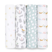 aden + anais - Classic Swaddles Mother & Baby Alphabet Animals Neutral