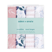 aden + anais - Classic Swaddles Mother & Baby Flowers Bloom Girl