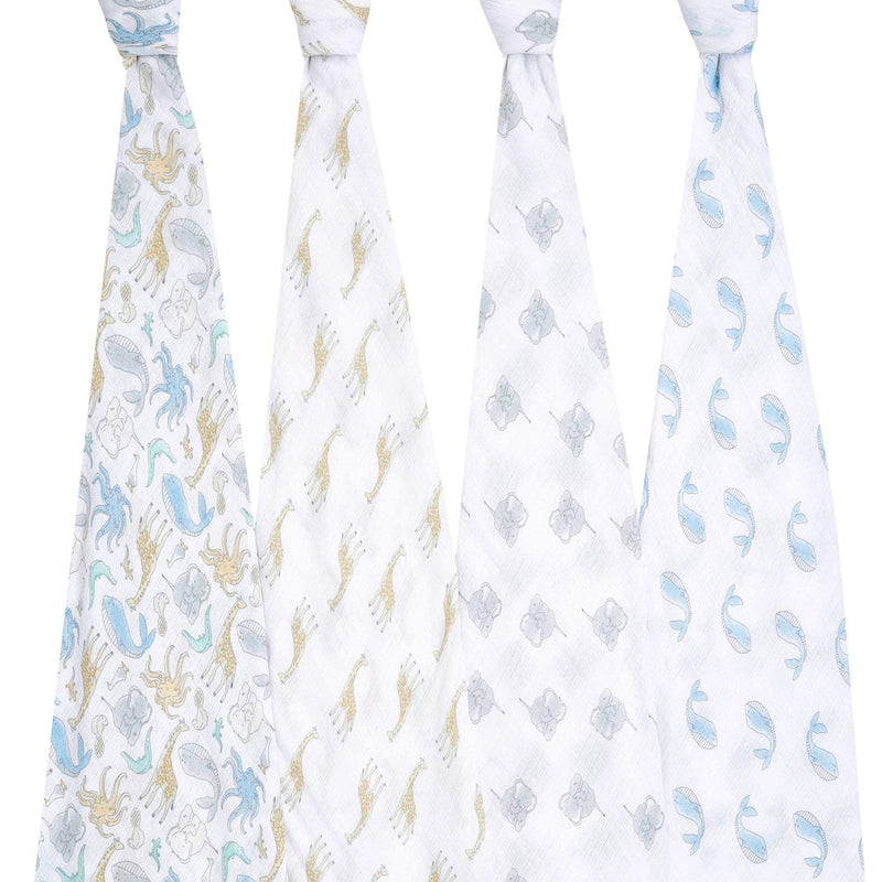 aden + anais - Classic Swaddles Mother & Baby Natural History Neutral