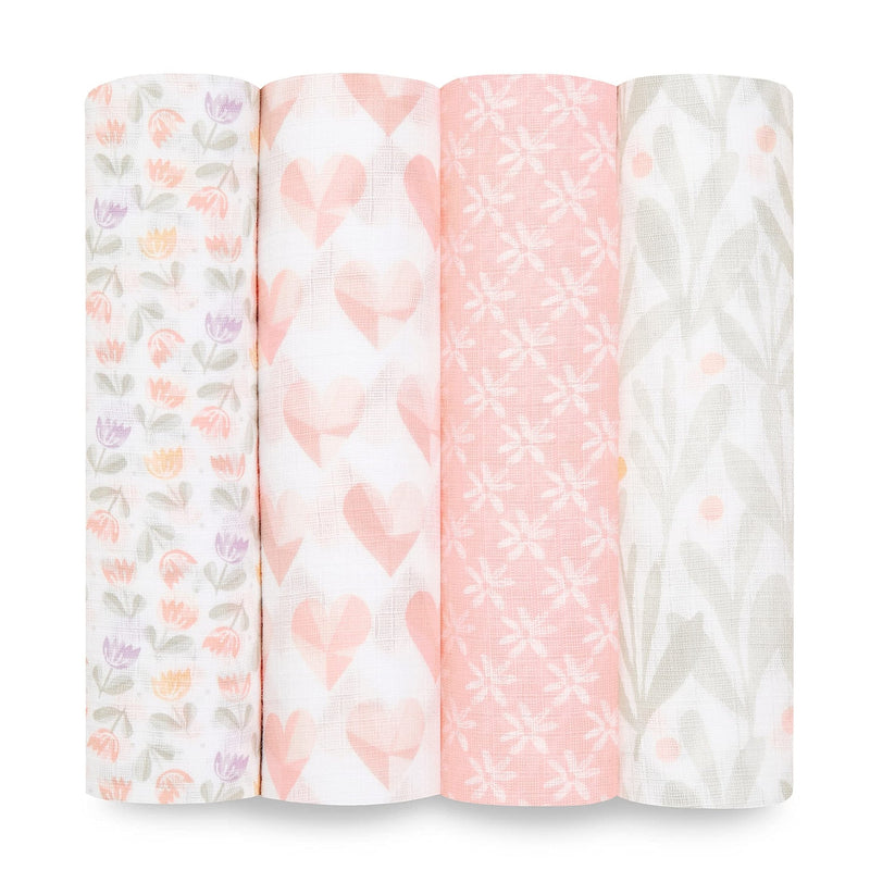 aden + anais - Classic Swaddles Mother & Baby Piece of My Heart Girl