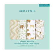 aden + anais - Classic Swaddles Mother & Baby Tanzania Neutral