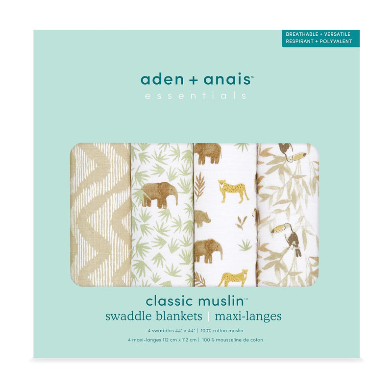 aden + anais - Classic Swaddles Mother & Baby Tanzania Neutral