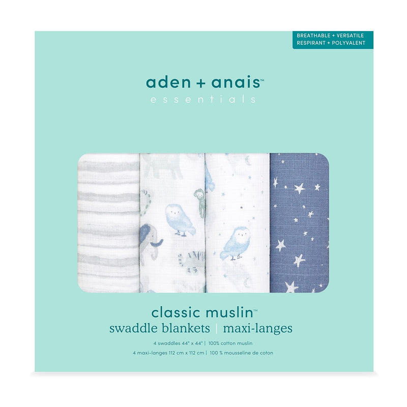 aden + anais - Classic Swaddles Mother & Baby Time To Dream Boy