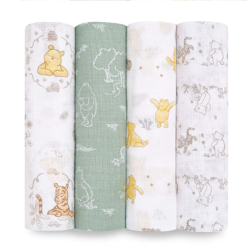 aden + anais - Classic Swaddles Mother & Baby Winnie + Friends Neutral