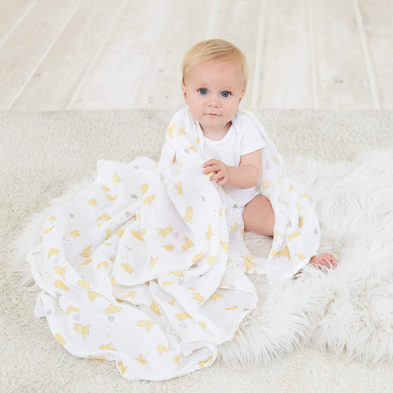 aden + anais - Classic Swaddles Mother & Baby Winnie + Friends Neutral