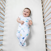 aden + anais - Easy Swaddle Wraps - Cotton Mother & Baby Easy Swaddle Wraps - Cotton | Dino - rama - Boy - 0 - 3m
