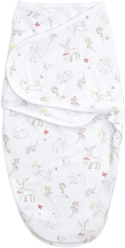 aden + anais - Easy Swaddle Wraps - Cotton Mother & Baby Easy Swaddle Wraps - Cotton | Fairy Tale Flowers - Girl - 0 - 3m