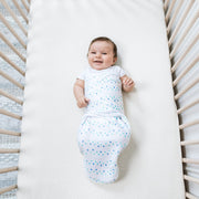 aden + anais - Easy Swaddle Wraps - Cotton Mother & Baby Easy Swaddle Wraps - Cotton | Rising Star - Boy - 0 - 3m