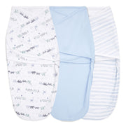 aden + anais - Easy Swaddle Wraps - Cotton Mother & Baby Easy Swaddle Wraps - Cotton | Rising Star - Boy - 0 - 3m