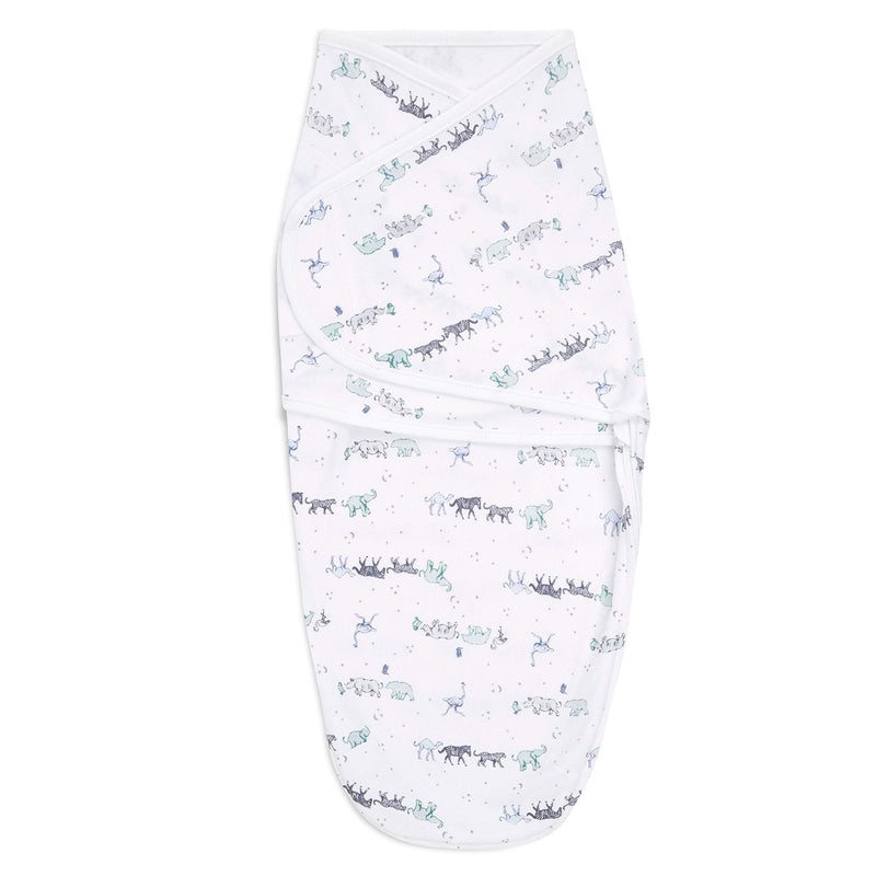 aden + anais - Easy Swaddle Wraps - Cotton Mother & Baby Easy Swaddle Wraps - Cotton | Rising Star - Boy - 0 - 3m