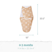 aden + anais - Easy Swaddle Wraps - Cotton Mother & Baby Easy Swaddle Wraps - Cotton | Stargaze - Boy - 0 - 3m