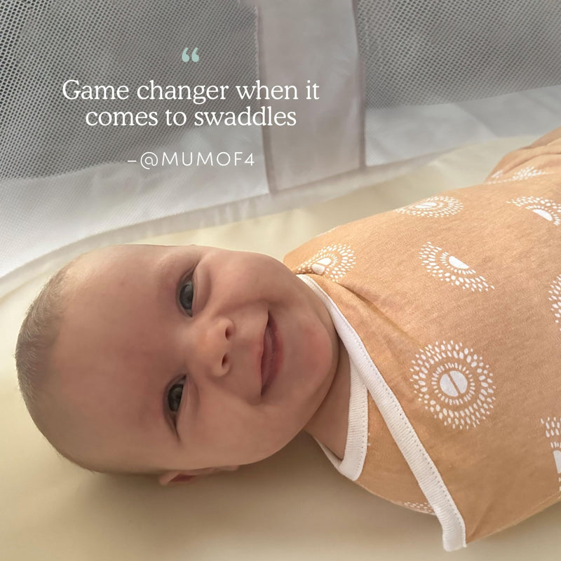 aden + anais - Easy Swaddle Wraps - Cotton Mother & Baby Easy Swaddle Wraps - Cotton | Stargaze - Boy - 0 - 3m