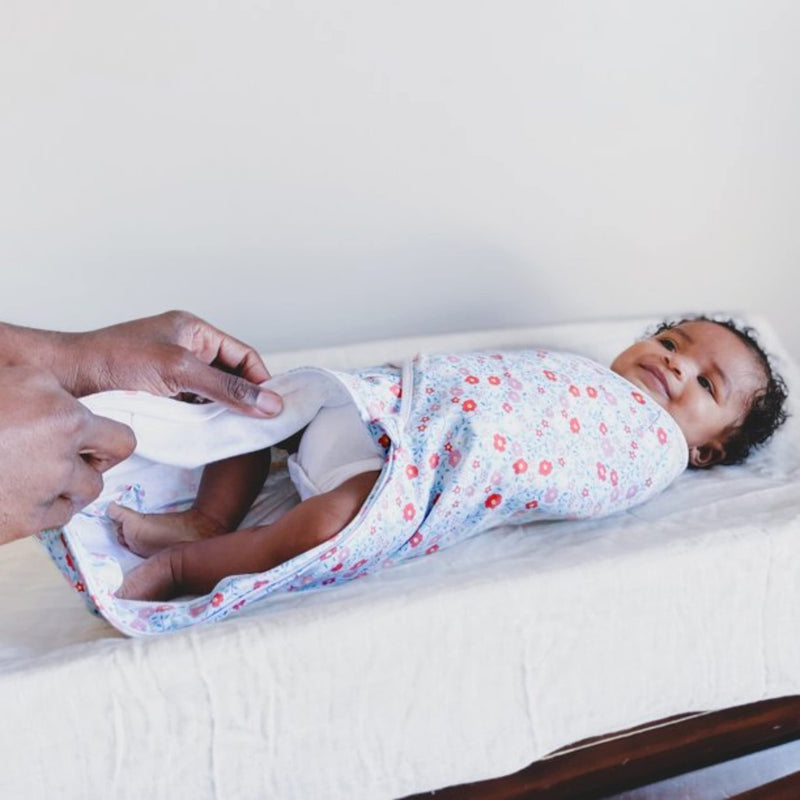 aden + anais - Easy Swaddle Wraps - Minky Mother & Baby 0 - 3 Months Garden