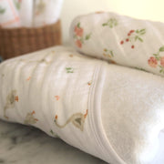 aden + anais - Hooded Towel Mother & Baby Hooded Towel | Country Floral - Girl