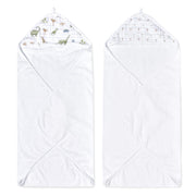 aden + anais - Hooded Towel Mother & Baby Hooded Towel | Dino Jungle - Boy
