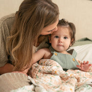 aden + anais - Muslin Blanket Mother & Baby Muslin Blanket |! Butterfly Garden - Girl