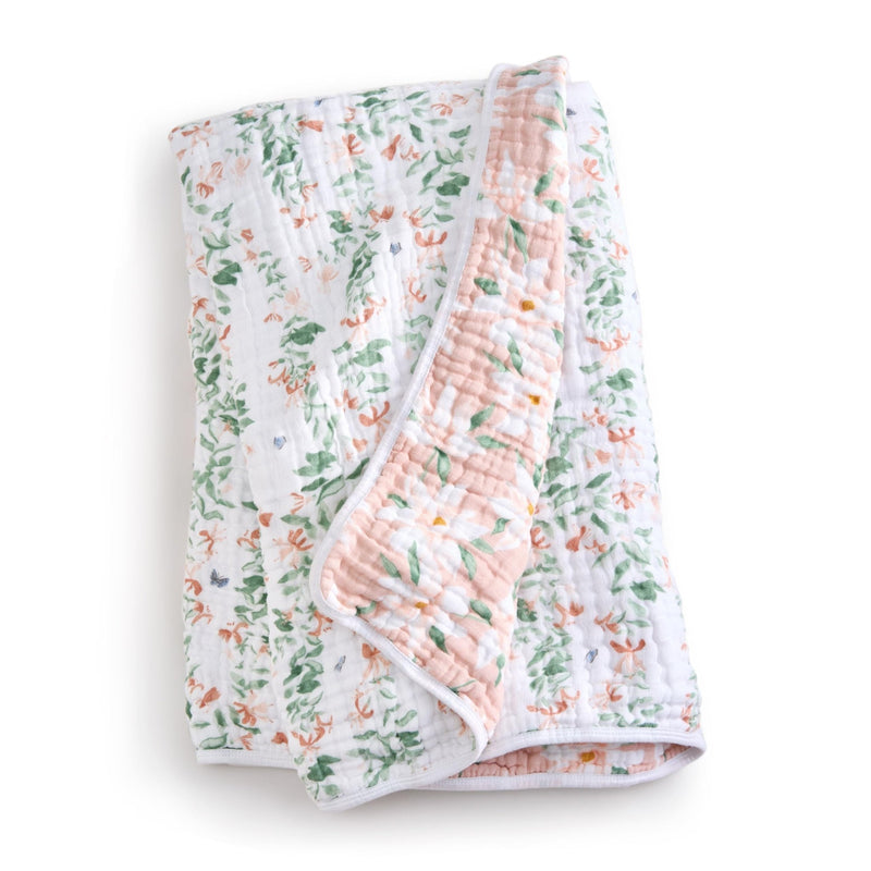 aden + anais - Muslin Blanket Mother & Baby Muslin Blanket |! Butterfly Garden - Girl