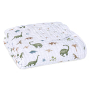 aden + anais - Muslin Blanket Mother & Baby Muslin Blanket | Dino Jungle - Boy
