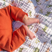 aden + anais - Muslin Blanket Mother & Baby Muslin Blanket | Dino Jungle - Boy