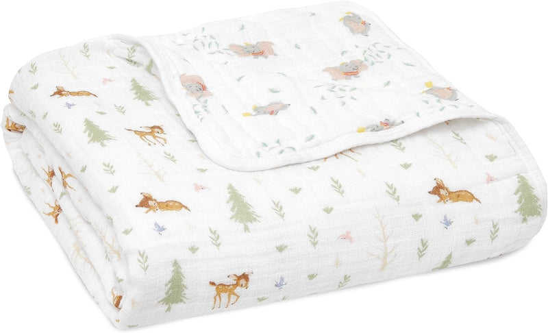 aden + anais - Muslin Blanket Mother & Baby Muslin Blanket | Disney + Friends - Neutral