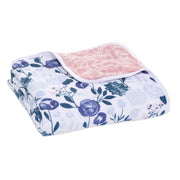aden + anais - Muslin Blanket Mother & Baby Muslin Blanket | Flowers Bloom - Girl
