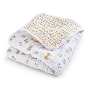 aden + anais - Muslin Blanket Mother & Baby Muslin Blanket |! Giraffe Safari - Neutral