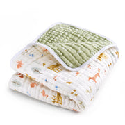 aden + anais - Muslin Blanket Mother & Baby Muslin Blanket |! Sage Woodland - Neutral