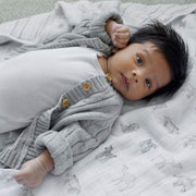 aden + anais - Muslin Blanket Mother & Baby Muslin Blanket | Sunshine - Neutral