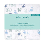 aden + anais - Muslin Blanket Mother & Baby Muslin Blanket | Time To Dream - Boy
