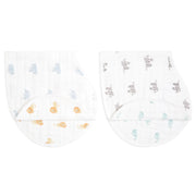 aden + anais - Organic Burpy Bibs | Animal Kingdom - Neutral Mother & Baby