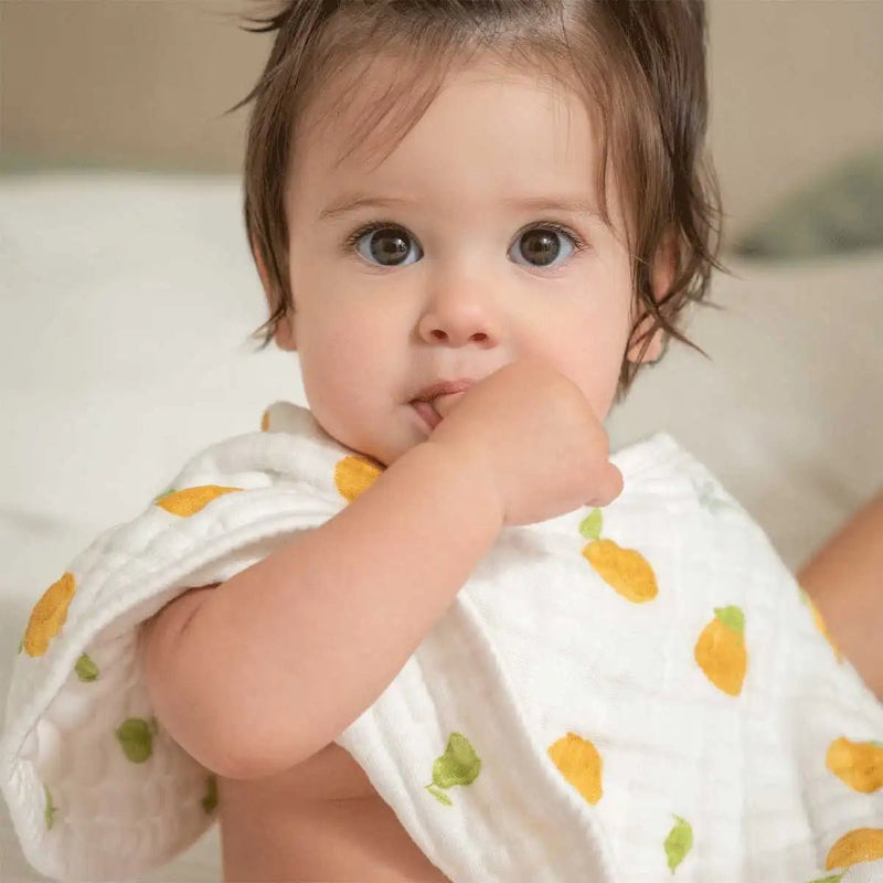 aden + anais - Organic Burpy Bibs |! Fresh Fruit - Neutral Mother & Baby