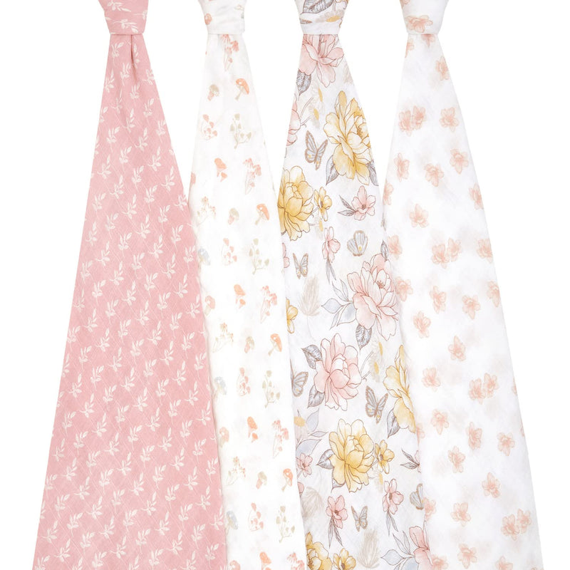 aden + anais - Organic Swaddles Mother & Baby Organic Swaddles | Earthly - Girl
