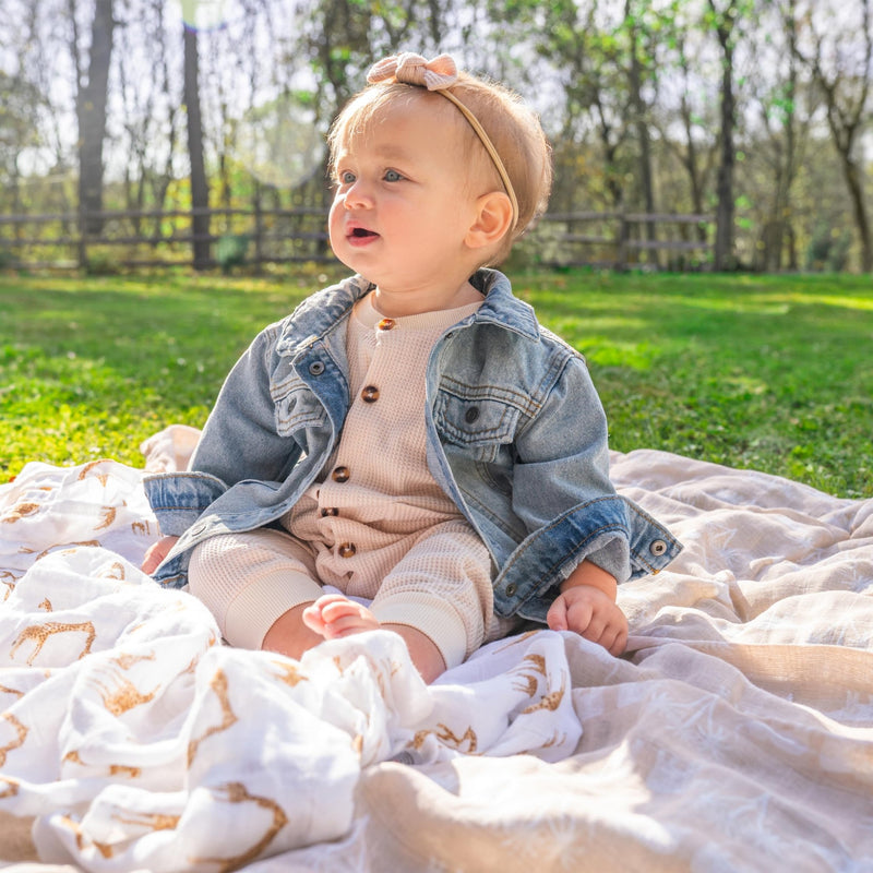 aden + anais - Organic Swaddles Mother & Baby Organic Swaddles | Safari Dreams - Neutral