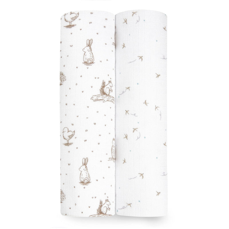 aden + anais - Silky Soft Swaddles Mother & Baby Viscose From Bamboo Healing Nature