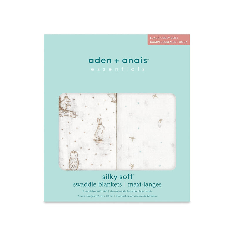 aden + anais - Silky Soft Swaddles Mother & Baby Viscose From Bamboo Healing Nature