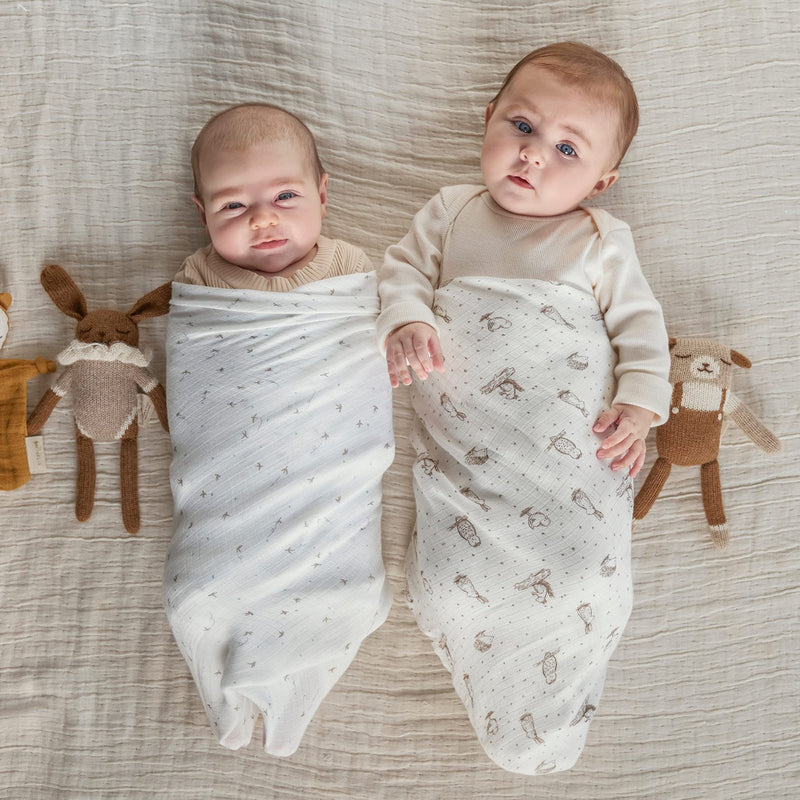 aden + anais - Silky Soft Swaddles Mother & Baby Viscose From Bamboo Healing Nature