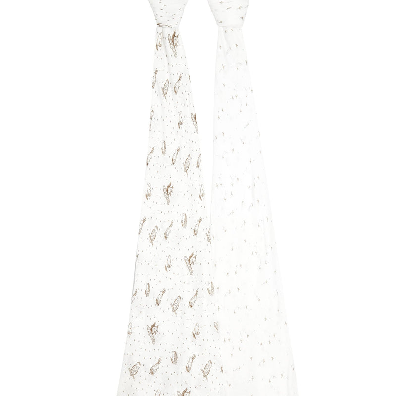 aden + anais - Silky Soft Swaddles Mother & Baby Viscose From Bamboo Healing Nature