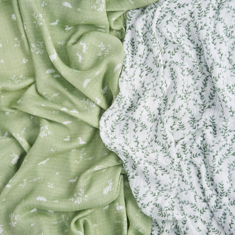 aden + anais - Silky Soft Swaddles Mother & Baby Viscose From Bamboo Nature Friends