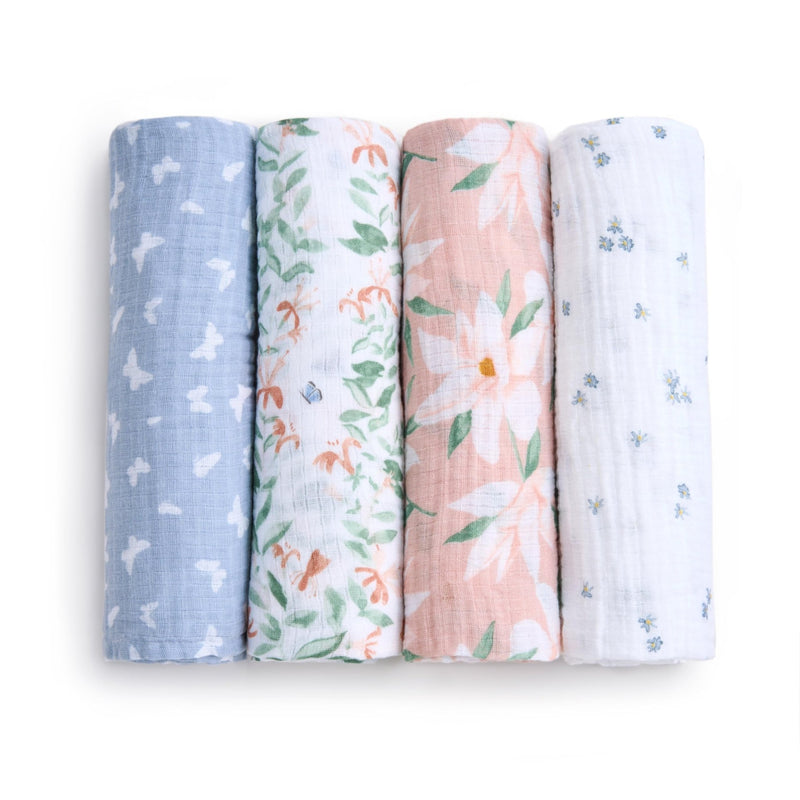 aden + anais - Swaddles - Box Mother & Baby Swaddles - Box |! Butterfly Garden - Girl