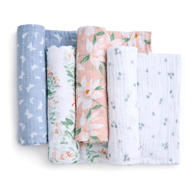 aden + anais - Swaddles - Box Mother & Baby Swaddles - Box |! Butterfly Garden - Girl