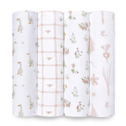 aden + anais - Swaddles - Box Mother & Baby Swaddles - Box | Country Floral - Girl
