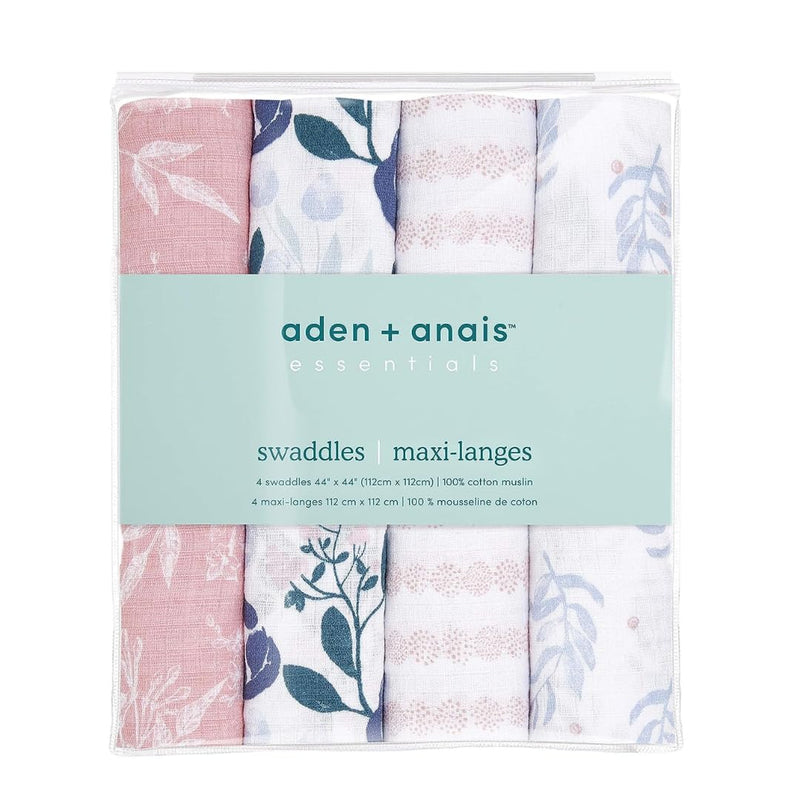 aden + anais - Swaddles - Box Mother & Baby Swaddles - Box | Flowers Bloom - Girl