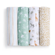 aden + anais - Swaddles - Box Mother & Baby Swaddles - Box |! Giraffe Safari - Neutral