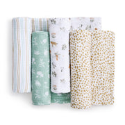 aden + anais - Swaddles - Box Mother & Baby Swaddles - Box |! Giraffe Safari - Neutral