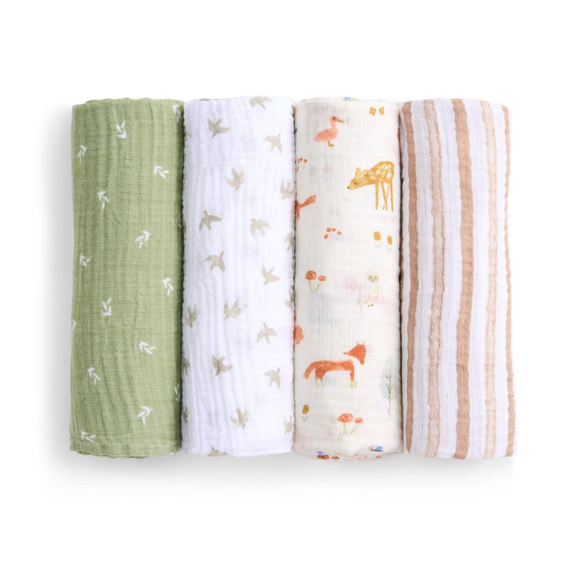 aden + anais - Swaddles - Box Mother & Baby Swaddles - Box |! Sage Woodland - Neutral